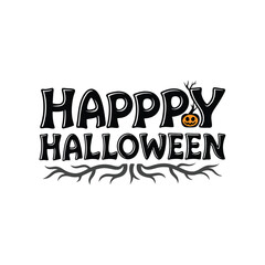Happy Halloween party  emblem 1+ Million Halloween Vector    Art, Icons,  banner and Graphics for