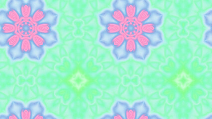 Abstract Radiant Burst with Soft Grain Texture, Symmetrical Glow Pattern in Psychedelic Style, Radiating Circular Abstract with Subtle Noise, Kaleidoscopic Starburst with Gradient Flow