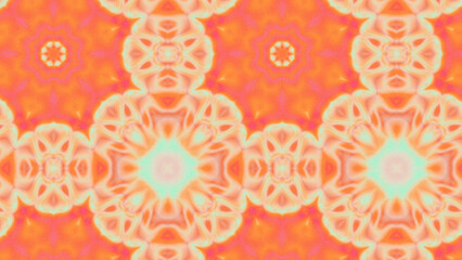 Abstract Radiant Burst with Soft Grain Texture, Symmetrical Glow Pattern in Psychedelic Style, Radiating Circular Abstract with Subtle Noise, Kaleidoscopic Starburst with Gradient Flow