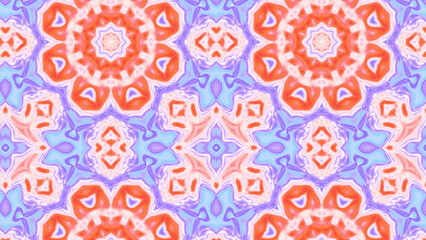 Abstract Radiant Burst with Soft Grain Texture, Symmetrical Glow Pattern in Psychedelic Style, Radiating Circular Abstract with Subtle Noise, Kaleidoscopic Starburst with Gradient Flow