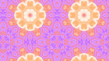 Abstract Radiant Burst with Soft Grain Texture, Symmetrical Glow Pattern in Psychedelic Style, Radiating Circular Abstract with Subtle Noise, Kaleidoscopic Starburst with Gradient Flow