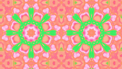 Abstract Radiant Burst with Soft Grain Texture, Symmetrical Glow Pattern in Psychedelic Style, Radiating Circular Abstract with Subtle Noise, Kaleidoscopic Starburst with Gradient Flow
