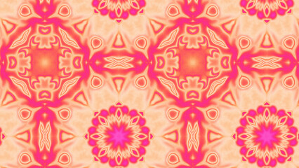 Abstract Radiant Burst with Soft Grain Texture, Symmetrical Glow Pattern in Psychedelic Style, Radiating Circular Abstract with Subtle Noise, Kaleidoscopic Starburst with Gradient Flow