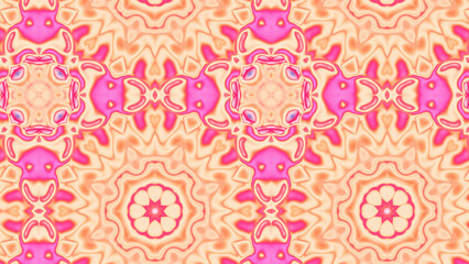 Abstract Radiant Burst with Soft Grain Texture, Symmetrical Glow Pattern in Psychedelic Style, Radiating Circular Abstract with Subtle Noise, Kaleidoscopic Starburst with Gradient Flow