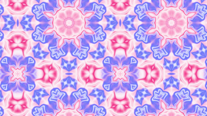 Abstract Radiant Burst with Soft Grain Texture, Symmetrical Glow Pattern in Psychedelic Style, Radiating Circular Abstract with Subtle Noise, Kaleidoscopic Starburst with Gradient Flow
