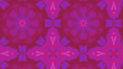Abstract Radiant Burst with Soft Grain Texture, Symmetrical Glow Pattern in Psychedelic Style, Radiating Circular Abstract with Subtle Noise, Kaleidoscopic Starburst with Gradient Flow
