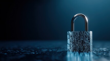 High Security Digital Code Lock Unlock Concept with Data and Privacy Elements.