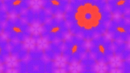 Abstract Radiant Burst with Soft Grain Texture, Symmetrical Glow Pattern in Psychedelic Style, Radiating Circular Abstract with Subtle Noise, Kaleidoscopic Starburst with Gradient Flow