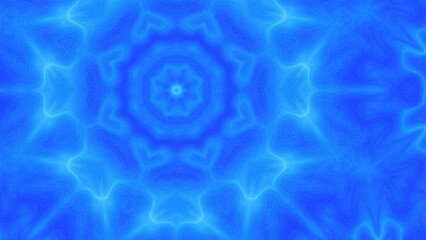 Abstract Radiant Burst with Soft Grain Texture, Symmetrical Glow Pattern in Psychedelic Style, Radiating Circular Abstract with Subtle Noise, Kaleidoscopic Starburst with Gradient Flow