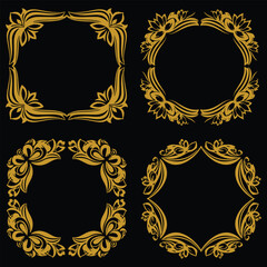 Foundational Floral Frames Premium Decorative Scrapbook Set Packs Broad Appeal