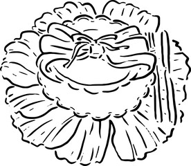 Elegant Table Decor Sketch for Event Branding