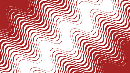 Red stripes wavy line abstract seamless pattern background for modern fabric digital and graphic  design
