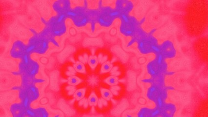 Abstract Radiant Burst with Soft Grain Texture, Symmetrical Glow Pattern in Psychedelic Style, Radiating Circular Abstract with Subtle Noise, Kaleidoscopic Starburst with Gradient Flow