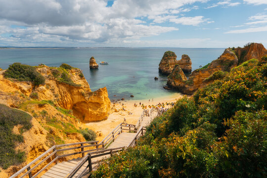 A beautiful coast of Portugal partly known as Fishermans trail or Rota Vicentina 