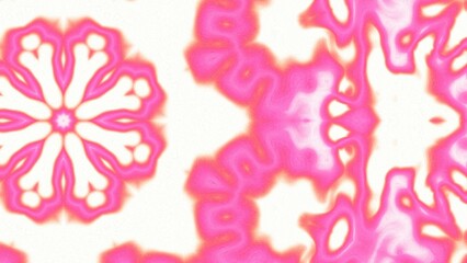 Fototapeta premium Abstract Radiant Burst with Soft Grain Texture, Symmetrical Glow Pattern in Psychedelic Style, Radiating Circular Abstract with Subtle Noise, Kaleidoscopic Starburst with Gradient Flow