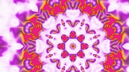 Abstract Radiant Burst with Soft Grain Texture, Symmetrical Glow Pattern in Psychedelic Style, Radiating Circular Abstract with Subtle Noise, Kaleidoscopic Starburst with Gradient Flow