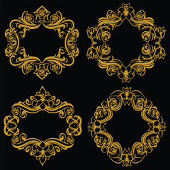 Timeless Floral Frames Premium Decorative Wedding Set Packs