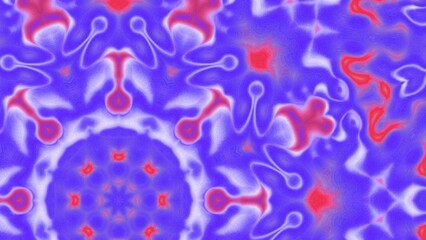 Abstract Radiant Burst with Soft Grain Texture, Symmetrical Glow Pattern in Psychedelic Style, Radiating Circular Abstract with Subtle Noise, Kaleidoscopic Starburst with Gradient Flow