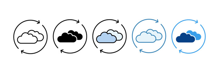 Emission Neutral  Icon Set Multiple Style Collection