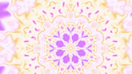 Abstract Radiant Burst with Soft Grain Texture, Symmetrical Glow Pattern in Psychedelic Style, Radiating Circular Abstract with Subtle Noise, Kaleidoscopic Starburst with Gradient Flow