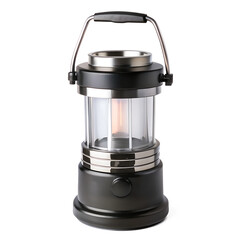 Portable Camping Lantern with Handle on White Background