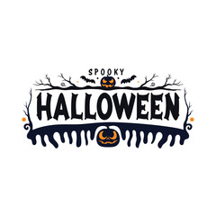 Happy Halloween party  emblem 1+ Million Halloween Vector    Art, Icons,  banner and Graphics for