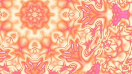 Abstract Radiant Burst with Soft Grain Texture, Symmetrical Glow Pattern in Psychedelic Style, Radiating Circular Abstract with Subtle Noise, Kaleidoscopic Starburst with Gradient Flow