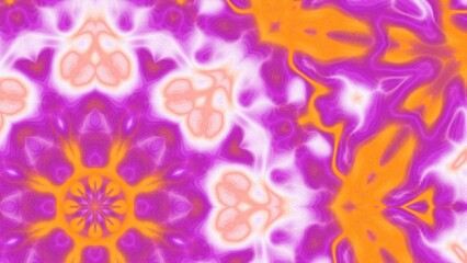 Abstract Radiant Burst with Soft Grain Texture, Symmetrical Glow Pattern in Psychedelic Style, Radiating Circular Abstract with Subtle Noise, Kaleidoscopic Starburst with Gradient Flow