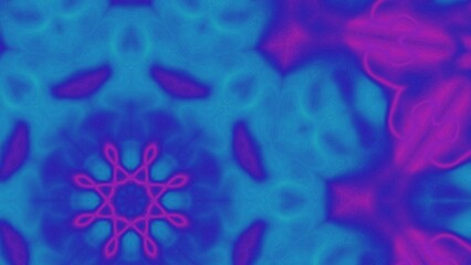 Abstract Radiant Burst with Soft Grain Texture, Symmetrical Glow Pattern in Psychedelic Style, Radiating Circular Abstract with Subtle Noise, Kaleidoscopic Starburst with Gradient Flow