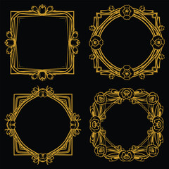 General Floral Borders Decorative Sprout Collection Widespread Premium Appeal