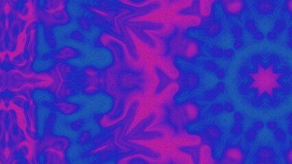 Abstract Radiant Burst with Soft Grain Texture, Symmetrical Glow Pattern in Psychedelic Style, Radiating Circular Abstract with Subtle Noise, Kaleidoscopic Starburst with Gradient Flow