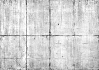 Gray concrete wall with grid pattern