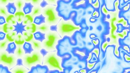 Abstract Radiant Burst with Soft Grain Texture, Symmetrical Glow Pattern in Psychedelic Style, Radiating Circular Abstract with Subtle Noise, Kaleidoscopic Starburst with Gradient Flow