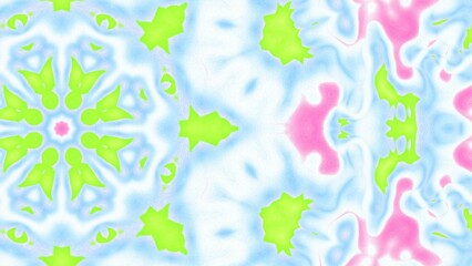 Abstract Radiant Burst with Soft Grain Texture, Symmetrical Glow Pattern in Psychedelic Style, Radiating Circular Abstract with Subtle Noise, Kaleidoscopic Starburst with Gradient Flow