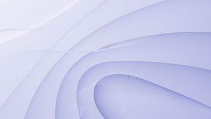 Abstract White Wave Background with Smooth Lines and Futuristic Design