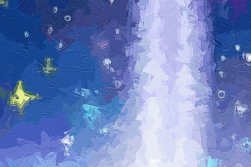 Various oil paintings, flower landscapes, waterfalls, butterflies, roses, peonies, flying birds, cows, chickens, forests, streams