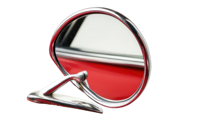silver ring on a white background