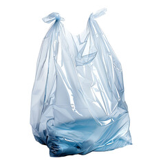 Crumpled Plastic Bag Isolated Background