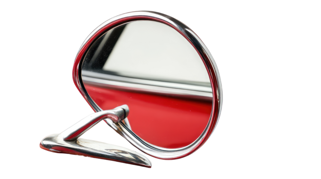 silver ring on a white background