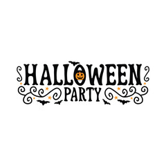 Happy Halloween party  emblem 1+ Million Halloween Vector    Art, Icons,  banner and Graphics for