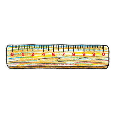 illustration of a ruller