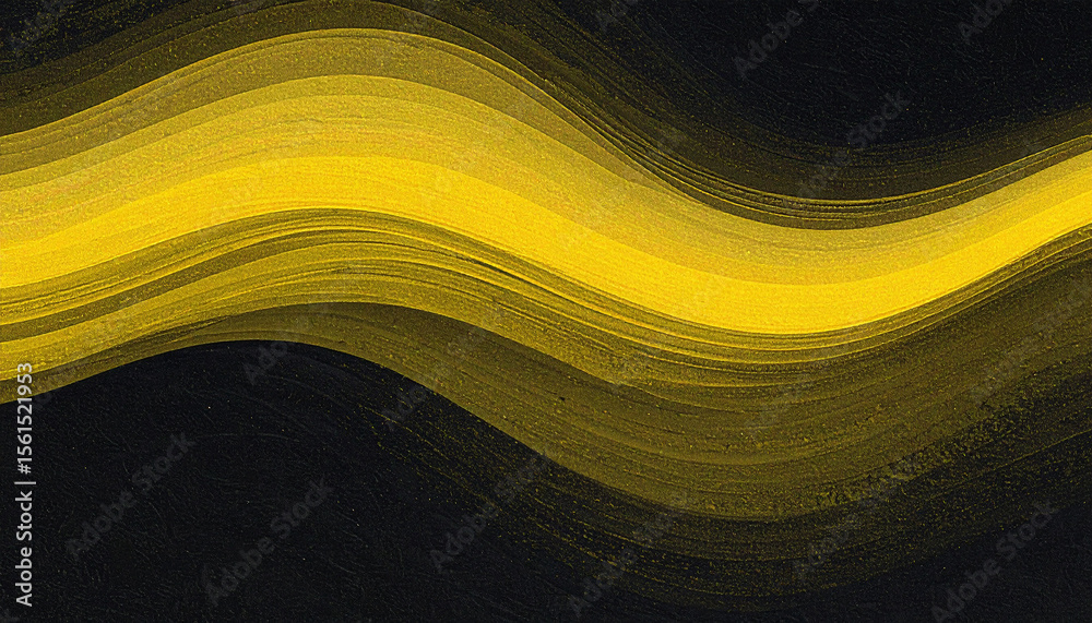 Poster black and yellow color gradient with noise texture effect. abstract backdrop.