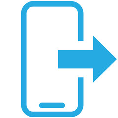 mobile device export icon