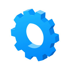 gear wheels isolated on white