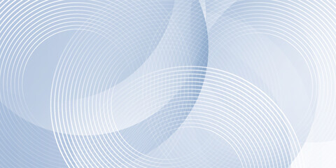 Fototapeta premium Abstract blue modern style background with circle elements. Digital technology concept element simple geometric texture good art nice