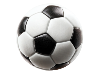 
Soccer ball isolated on transparent background