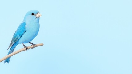 blue bird on a branch