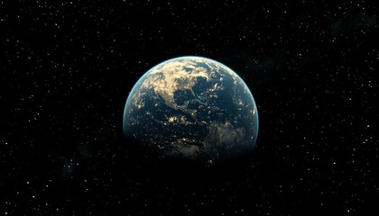Obraz premium earth and moon