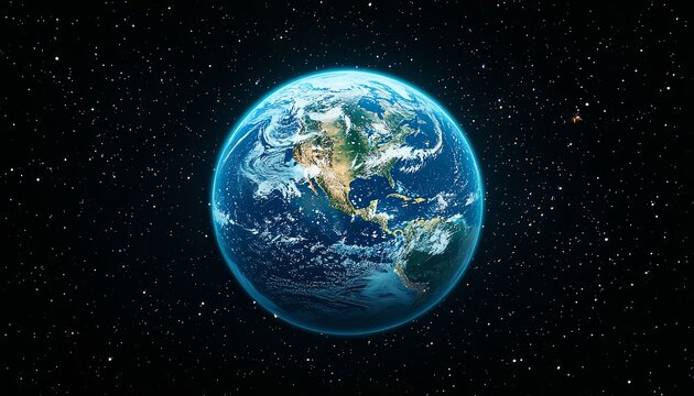 earth in space - Powered by Adobe