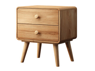 Nightstand isolated on transparent background